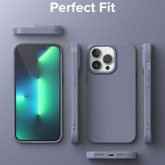 iPhone 13 Pro Max Air S Case – Slim & Flexibel Lavendelgrau - MIZO.at