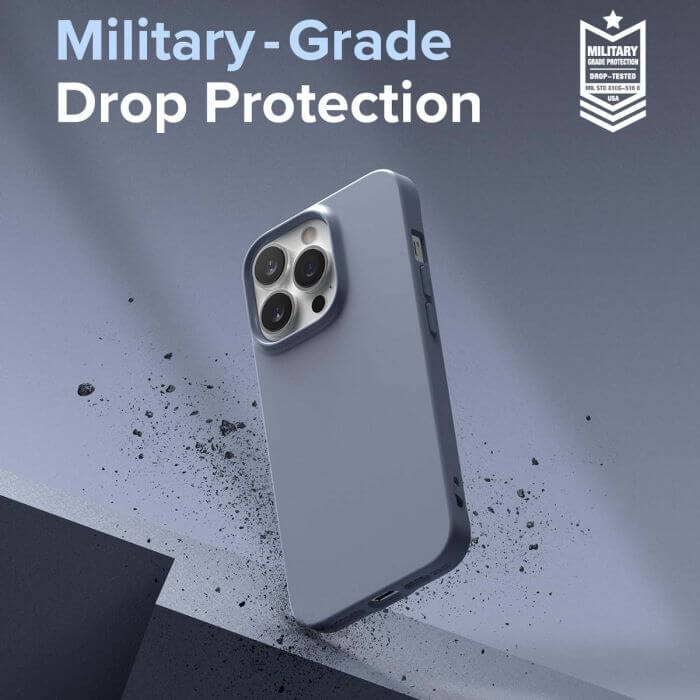 iPhone 13 Pro Max Air-S Case | Slim & Flexible Lavender Gray - MIZO.at