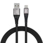 Blue Star USB-C Kabel – 1,2m Schwarz Schnellladung Datensync - MIZO.at