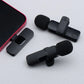 Kabelloses Lavalier Mikrofon Type-C Dual K1 Schwarz – 2er Set - MIZO.at