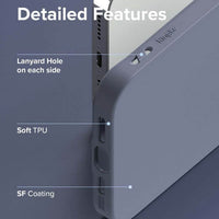 iPhone 13 Pro Max Air-S Case | Slim & Flexible Lavender Gray - MIZO.at