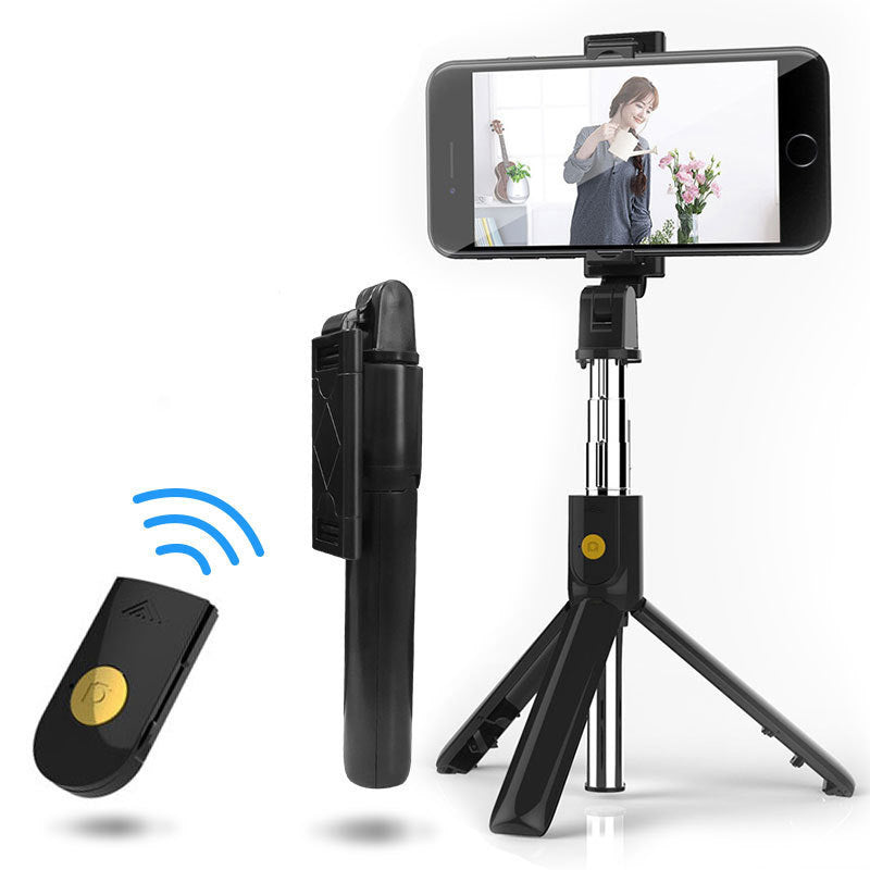 Selfie Stick with Bluetooth Remote & Tripod | Adjustable Height - MIZO.at