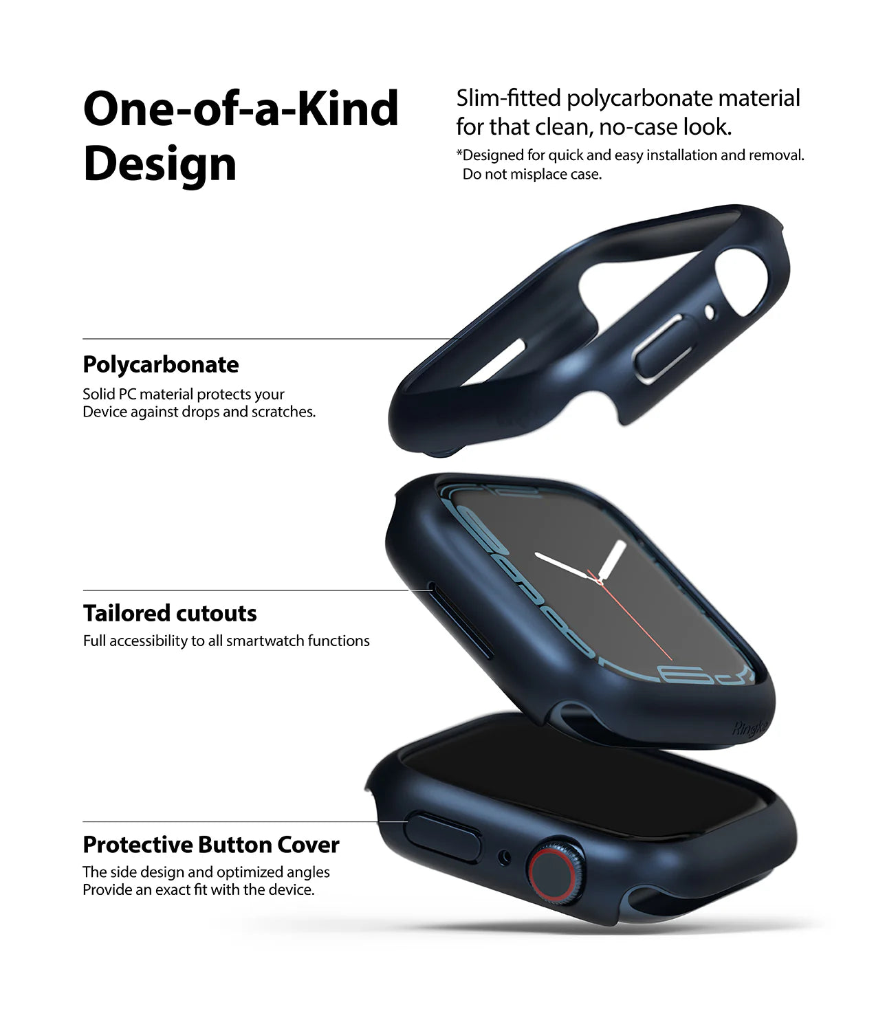 Apple Watch 7/8/9 41mm Case | Slim & Durable Protection - MIZO.at