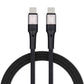 Blue Star 60W USB-C zu USB-C Kabel – 2m Schwarz Schnellladung - MIZO.at