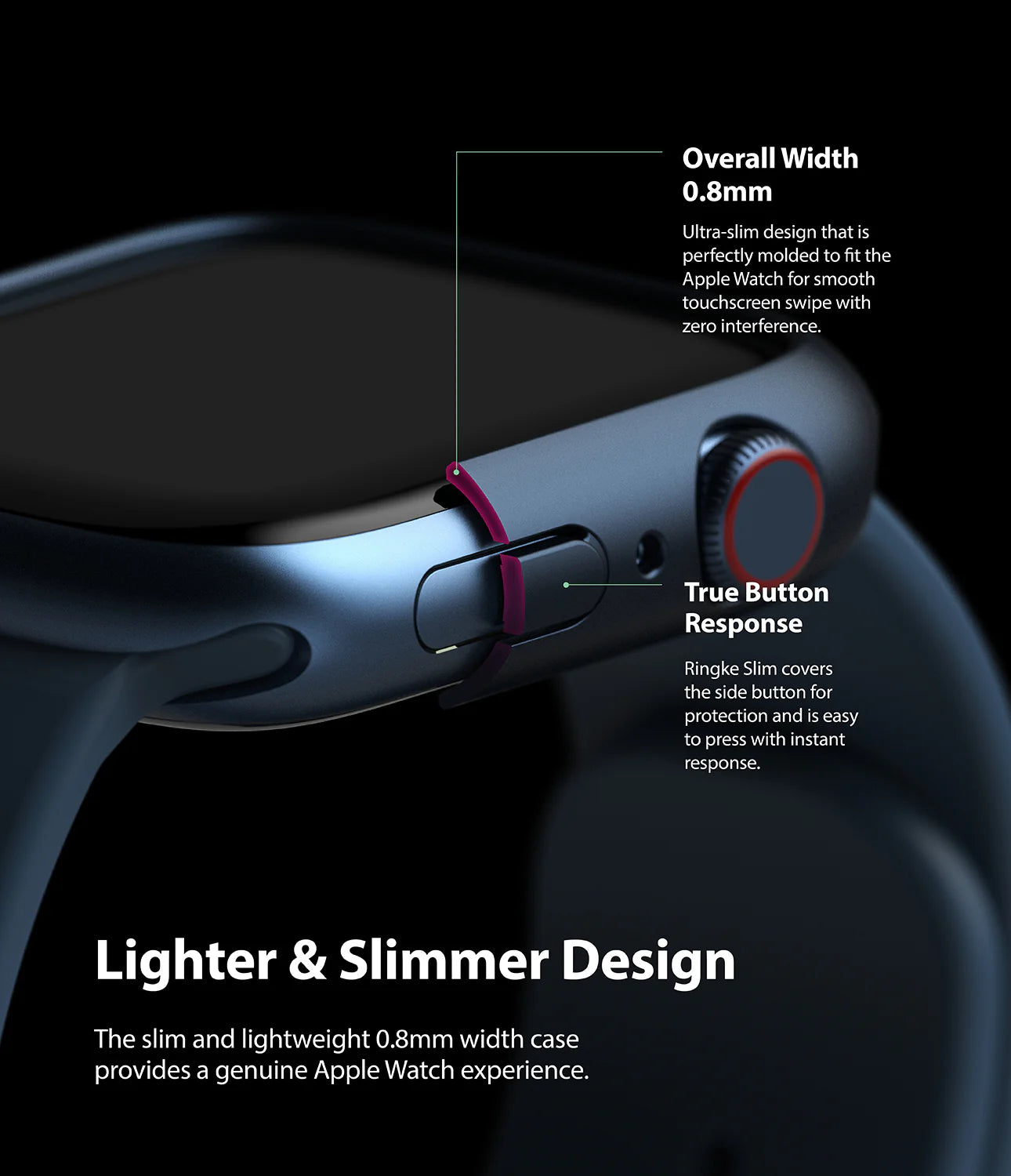 Apple Watch 7/8/9 41mm Case | Slim & Durable Protection - MIZO.at