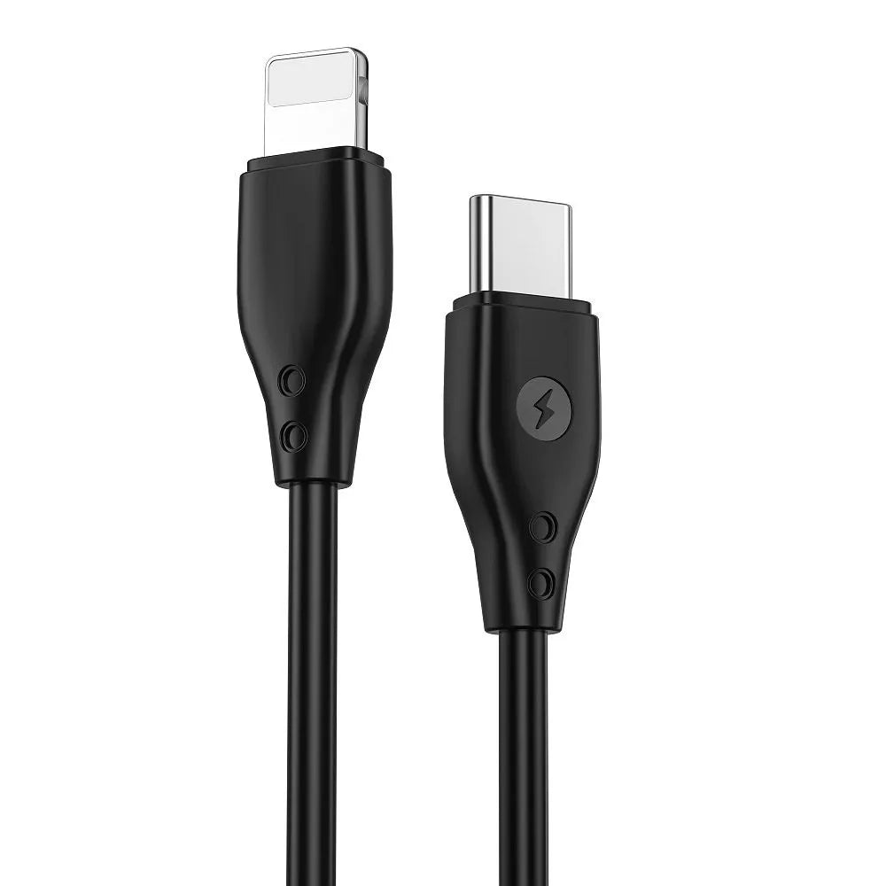 30W USB-C to Lightning Cable | Pioneer Series, 1m, Black - MIZO.at