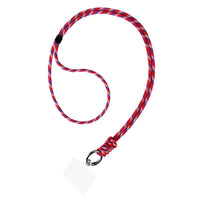 Universal Phone Lanyard Red-Blue | Adjustable 120cm Cord - MIZO.at