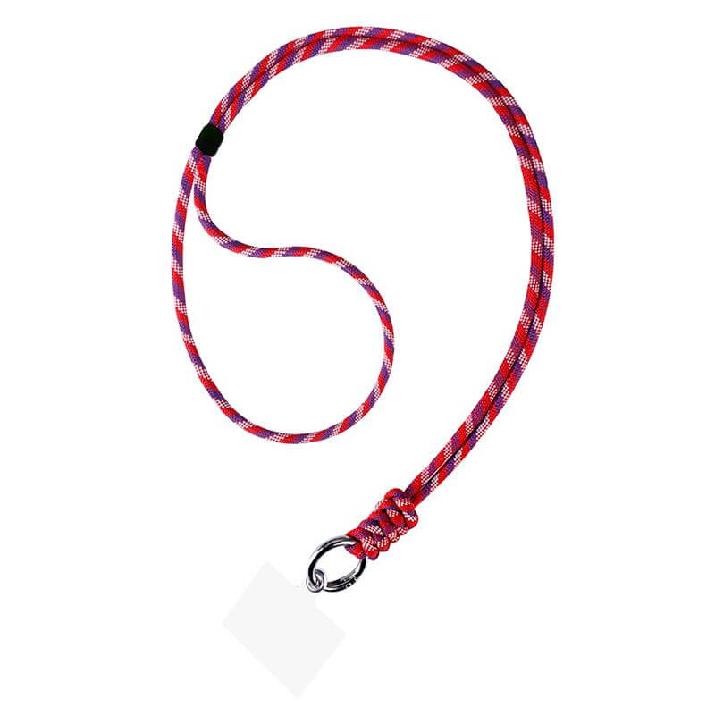 Universal Phone Lanyard Red-Blue | Adjustable 120cm Cord - MIZO.at