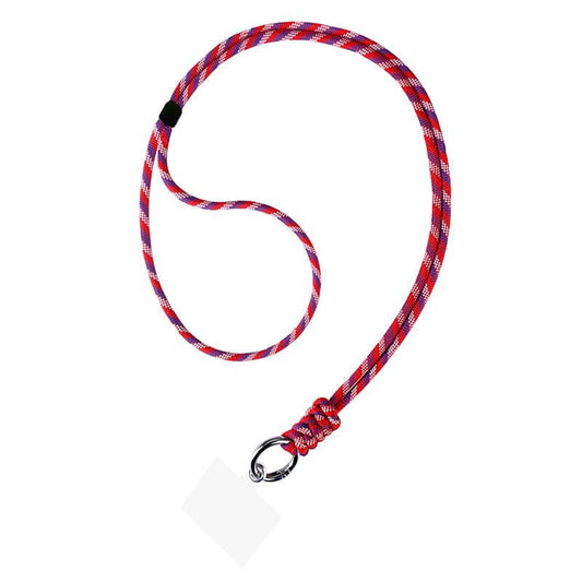 Universal Phone Lanyard Red-Blue | Adjustable 120cm Cord - MIZO.at