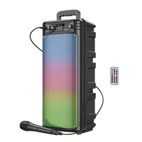 HOCO BS52 Wireless Bluetooth Speaker + Wired Microphone | Black - MIZO.at