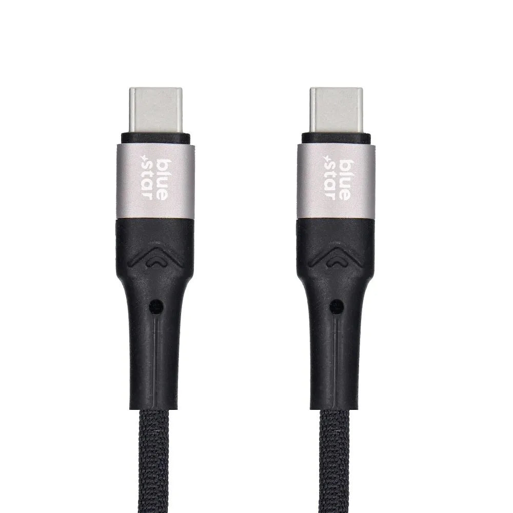 Blue Star 60W 2m USB-C to USB-C Cable | Fast Charging & Durable - MIZO.at