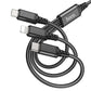 Hoco 3-in-1 USB Ladekabel – Lightning Type-C Micro USB Vielseitig - MIZO.at