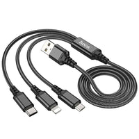 Hoco 3-in-1 USB Charging Cable | Lightning, Type-C, Micro-USB - MIZO.at