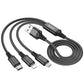 Hoco 3-in-1 USB Ladekabel – Lightning Type-C Micro USB Vielseitig - MIZO.at