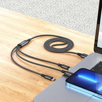 Hoco 3-in-1 USB Charging Cable | Lightning, Type-C, Micro-USB - MIZO.at