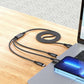Hoco 3-in-1 USB Ladekabel – Lightning Type-C Micro USB Vielseitig - MIZO.at
