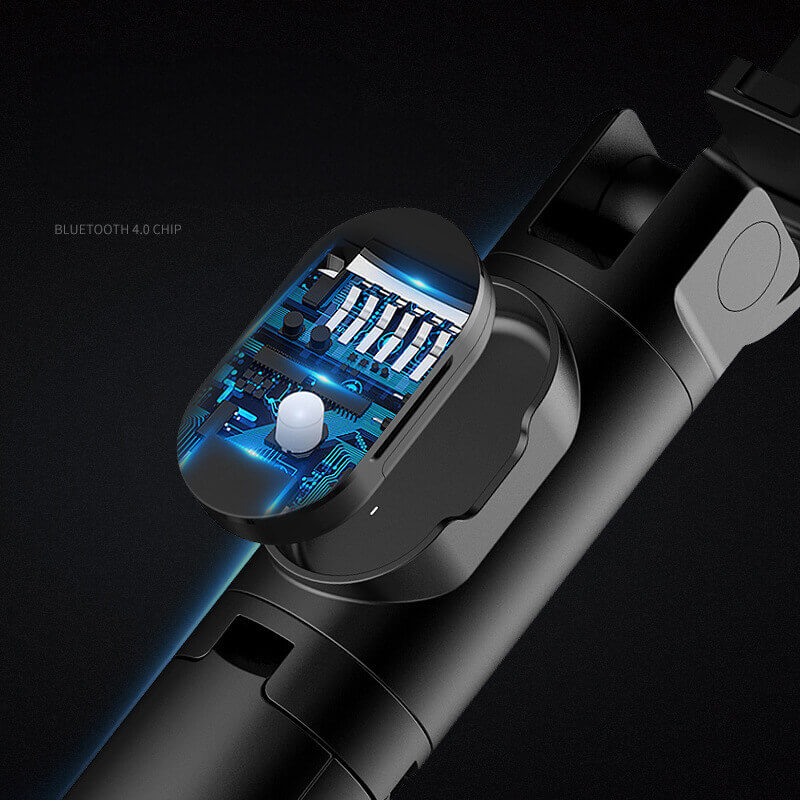 Mini Selfie Stick Tripod P30 White | Bluetooth Remote Control - MIZO.at