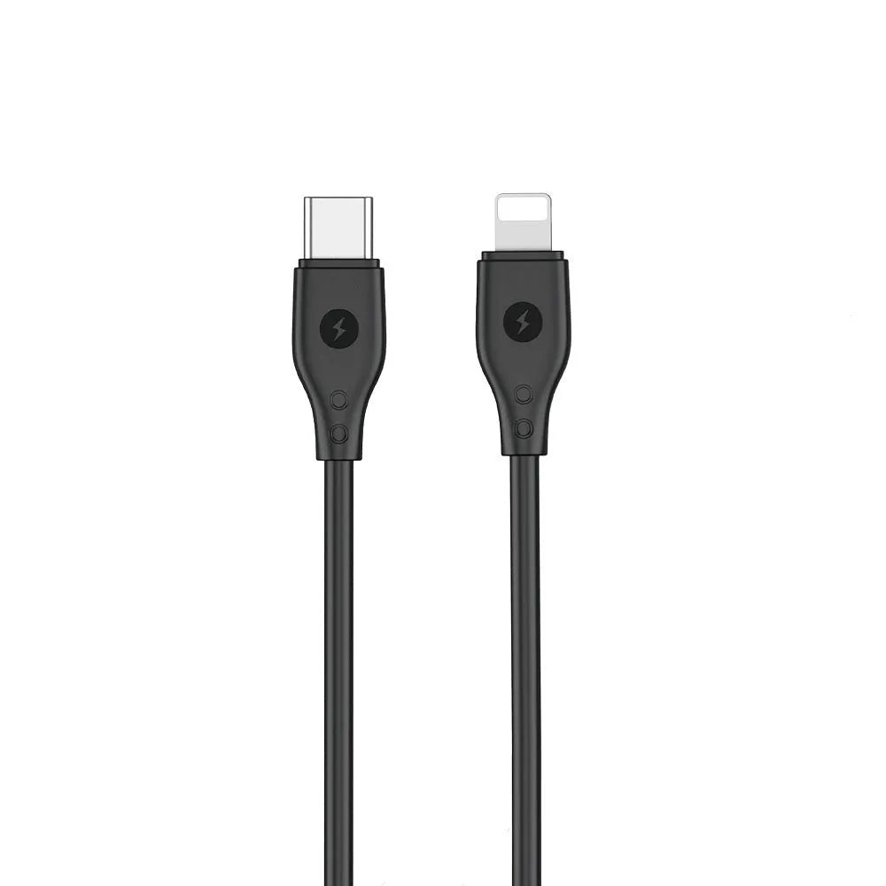30W USB-C to Lightning Cable | Pioneer Series, 1m, Black - MIZO.at