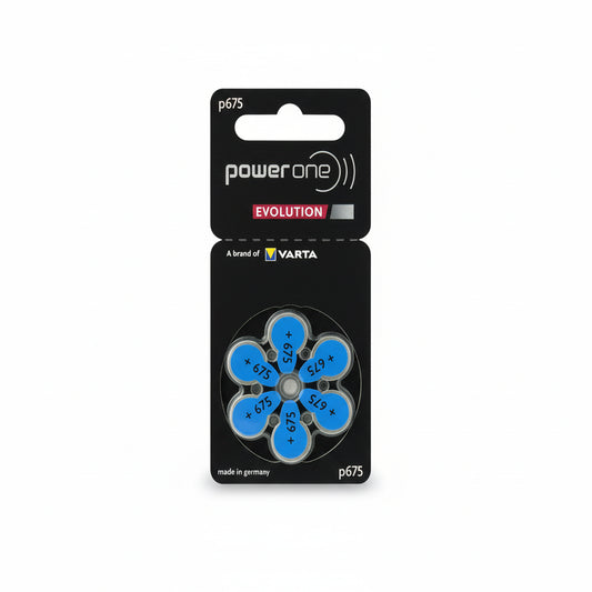 Power One Evolution 675 PR44 Batteries Made in Germany - MIZO.at