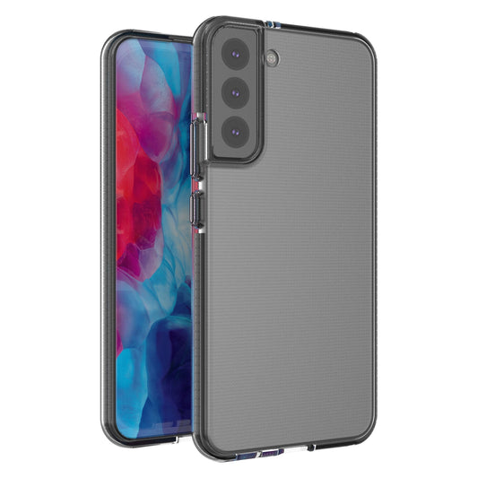 Samsung S22+ Spring Case Schwarz – Frame Gel Schutzhülle - MIZO.at