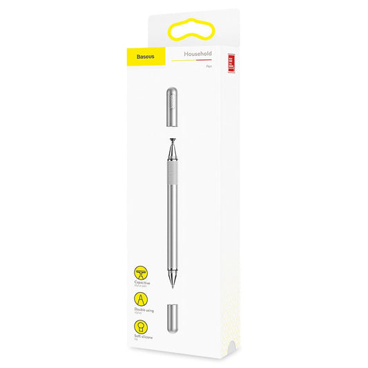 Capacitive Stylus & Gel Pen | Precision Disc | Silver - MIZO.at