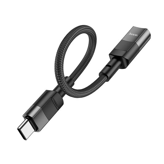 Hoco Lightning to Type-C OTG Adapter | 10cm | Black - MIZO.at