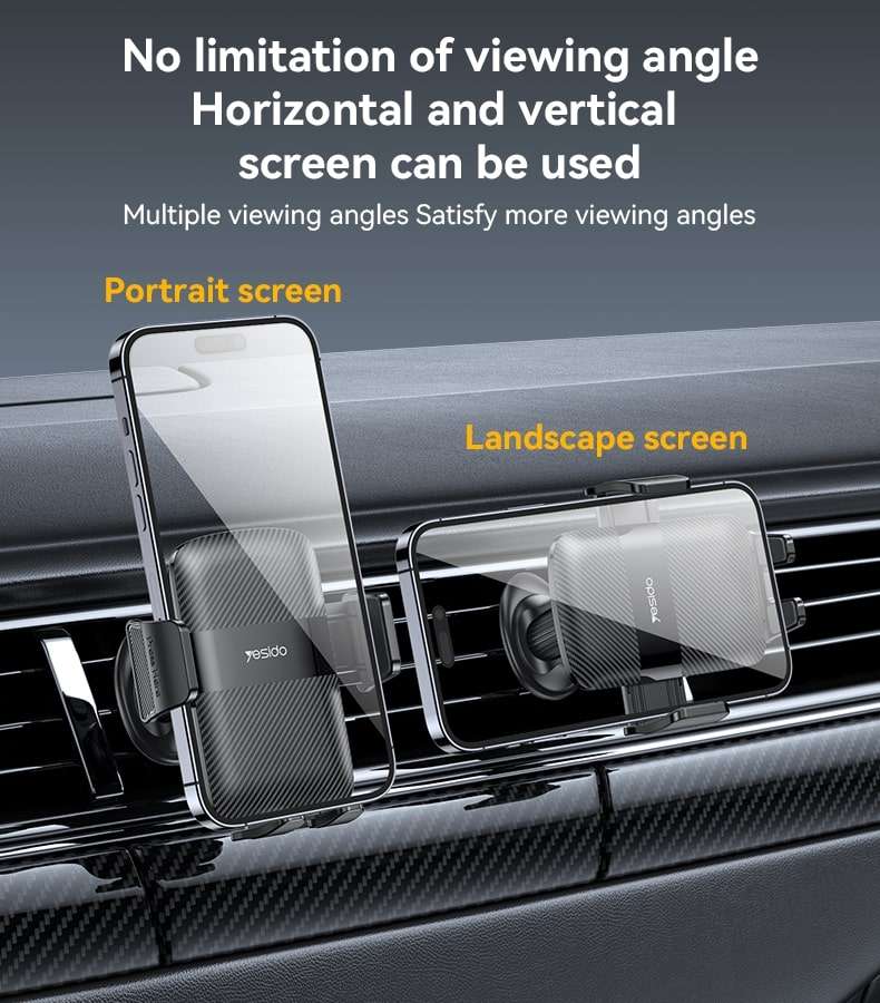 YESIDO Car Holder C251 | Air Vent Mount Black