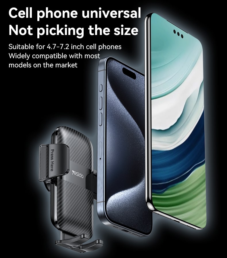 YESIDO Car Holder C251 | Air Vent Mount Black - MIZO.at