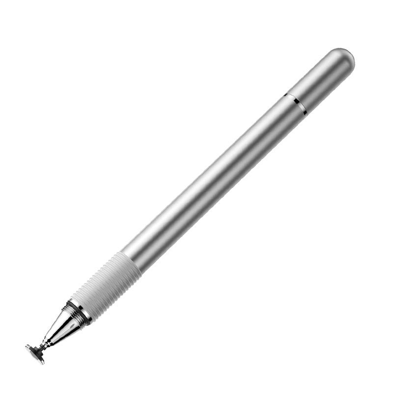 Capacitive Stylus & Gel Pen | Precision Disc | Silver - MIZO.at