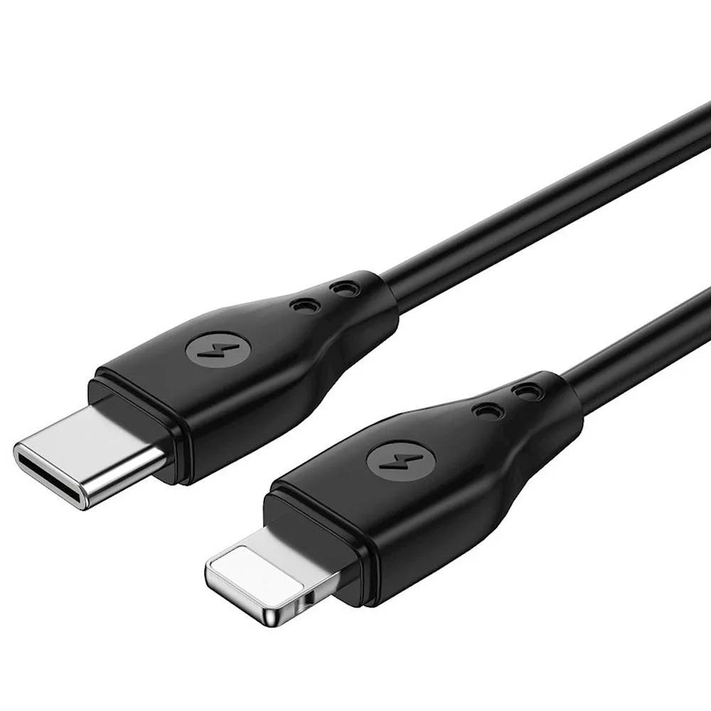 30W USB-C to Lightning Cable | Pioneer Series, 1m, Black - MIZO.at