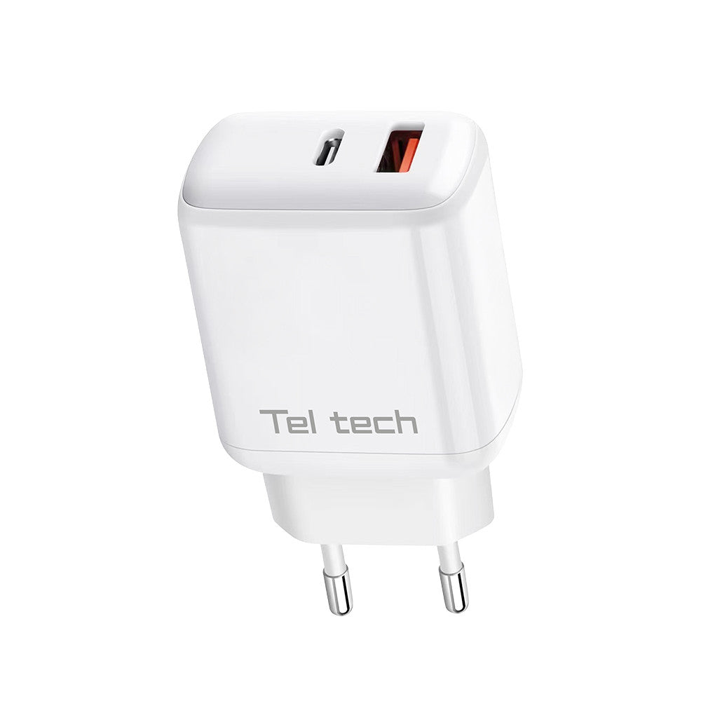 Teltech GaN Netzladegerät USB-C 45W PD PPS Weiß - MIZO.at