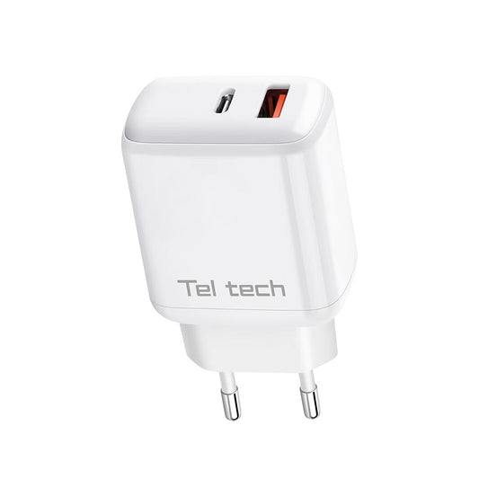 Teltech GaN Netzladegerät USB-C 45W PD PPS Weiß - MIZO.at