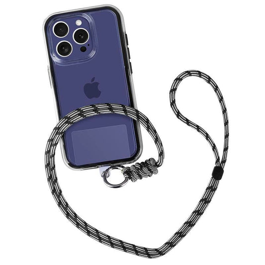 Universal Phone Lanyard Schwarz 120cm | Verstellbare Handykette für alle Handys - MIZO.at