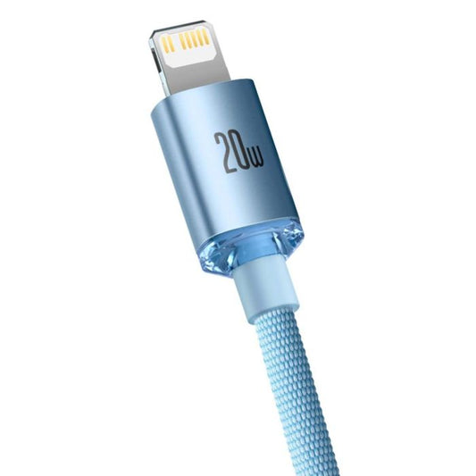 USB C auf Lightning Kabel 1,2 m 20W Schnellladen iPhone Baseus Crystal Shine - MIZO.at