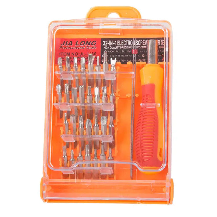Präzisions-Schraubendreher-Set 32in1 Magnetisch – Orange - MIZO.at