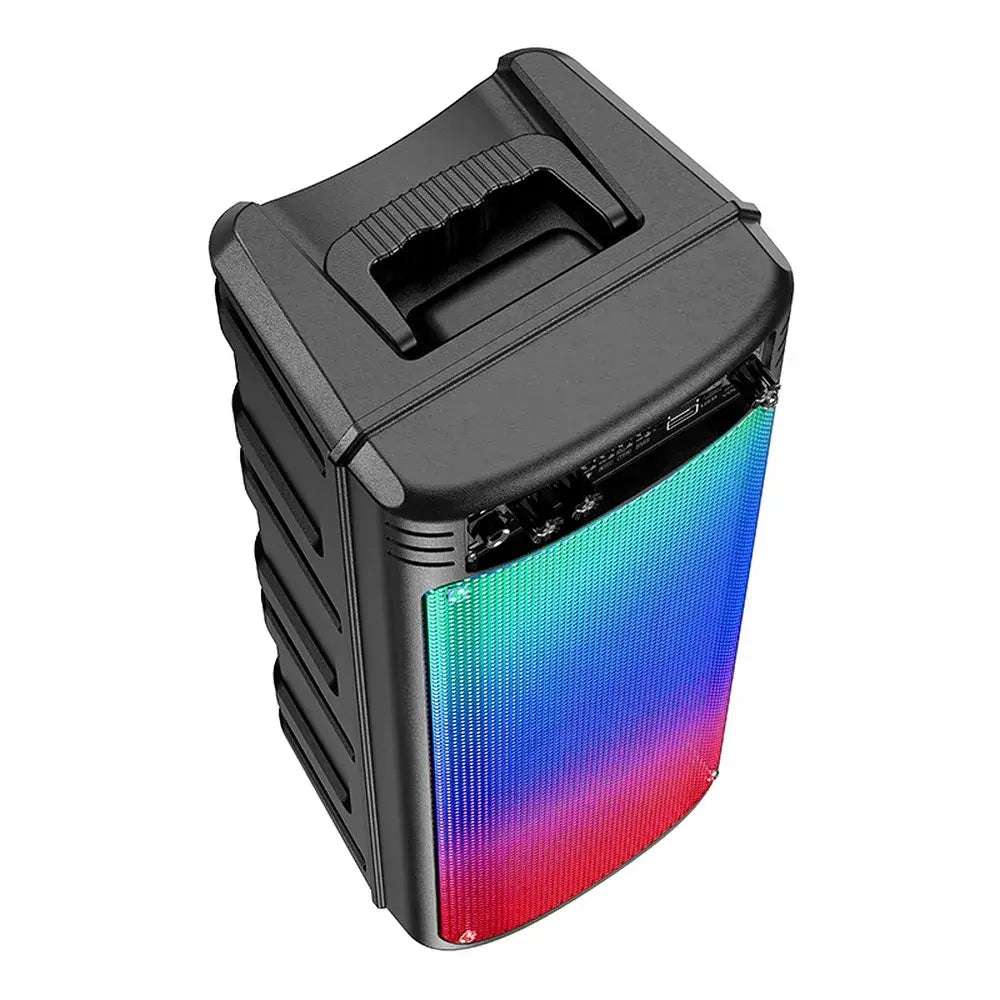 HOCO BS52 Wireless Bluetooth Speaker + Wired Microphone | Black - MIZO.at