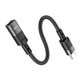 Hoco Lightning zu Type-C OTG Adapter – 10cm Schwarz Kompakt - MIZO.at