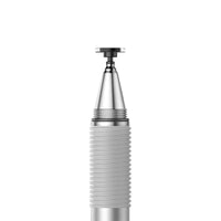 Capacitive Stylus & Gel Pen | Precision Disc | Silver - MIZO.at