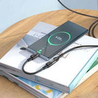 Hoco Lightning to Type-C OTG Adapter | 10cm | Black - MIZO.at