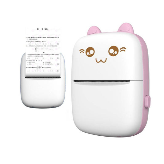 Mini Pocket Printer 5 Rollen Thermopapier Rosa - MIZO.at