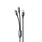 Dudao 2-in-1 Ladekabel 6A – USB-C & Lightning Schnellladekabel - MIZO.at