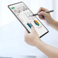 Capacitive Stylus & Gel Pen | Precision Disc | Silver - MIZO.at