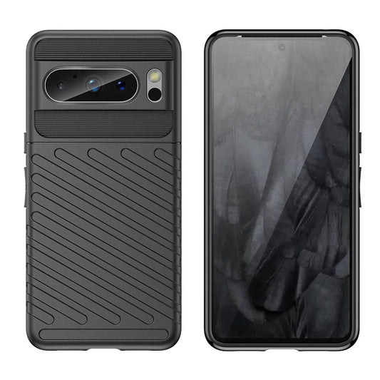 Google Pixel 8 Thunder Case – Schwarz Langlebig Stoßschutz - MIZO.at