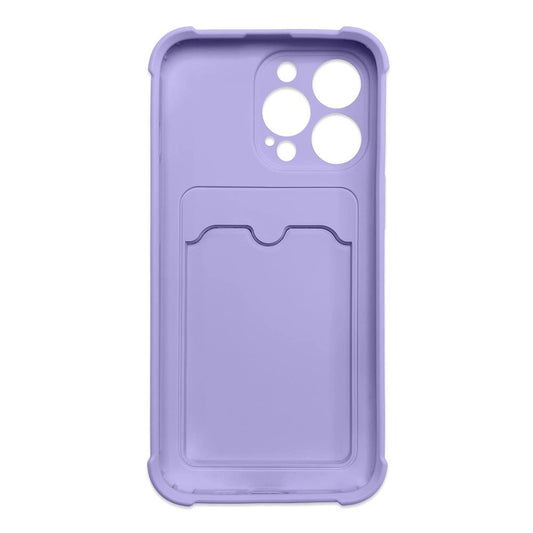 iPhone 12 Pro Card Wallet Lila – Airbag Armor Case - MIZO.at