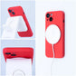 Silikon MagSafe Case iPhone 14 Rot Magnetisch - MIZO.at