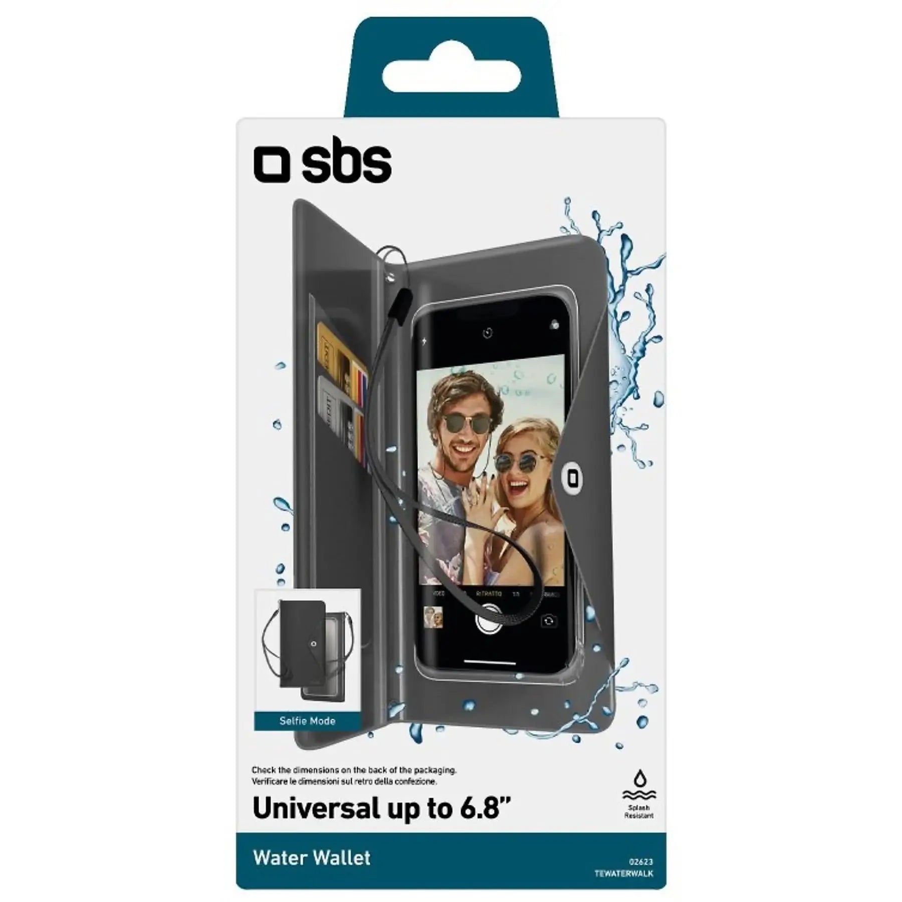 SBS Waterproof Universal Case Black | Phone Protection - MIZO.at
