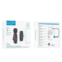 Hoco Wireless Microphone | iPhone Lightning | Black - MIZO.at