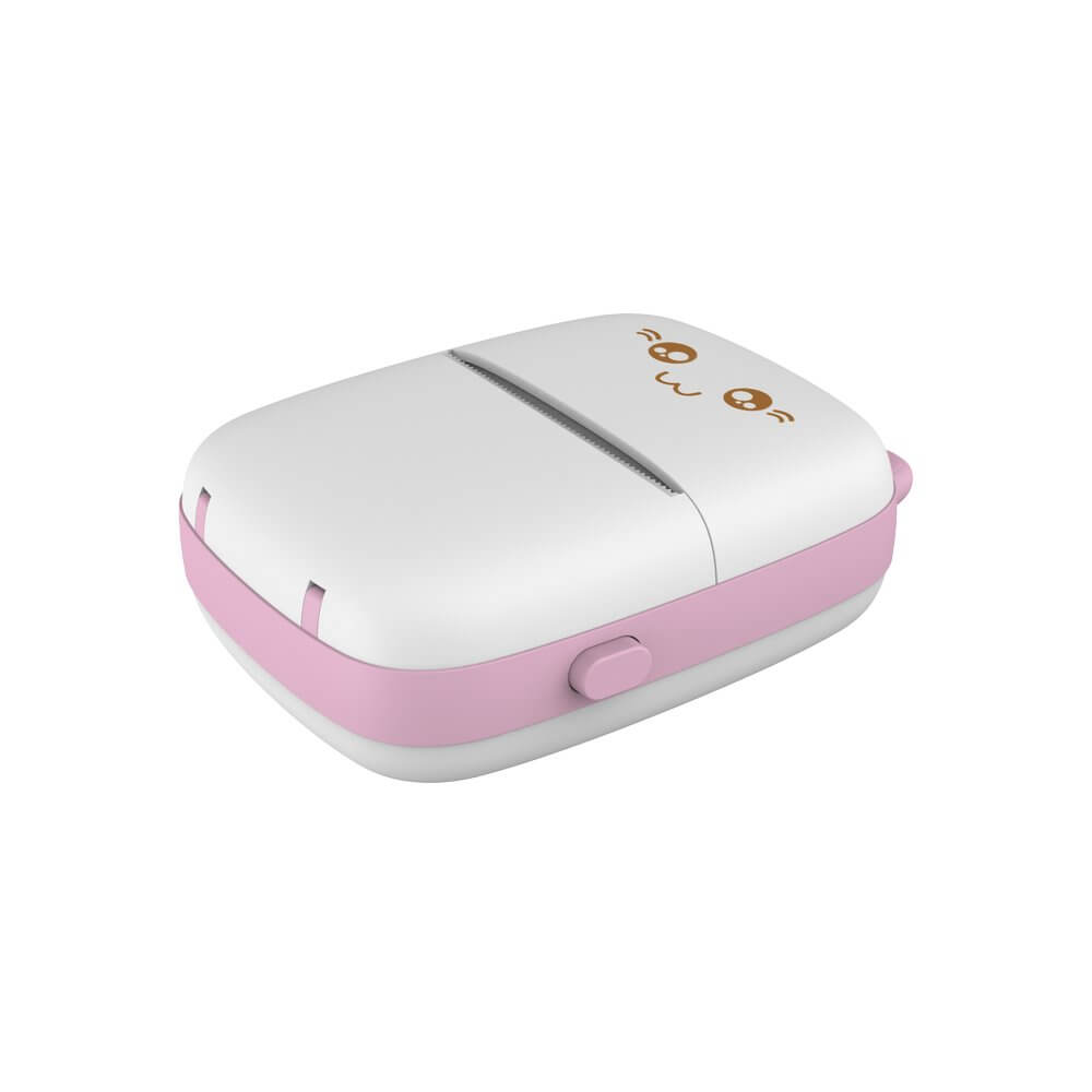 Mini Pocket Printer 5 Rollen Thermopapier Rosa - MIZO.at