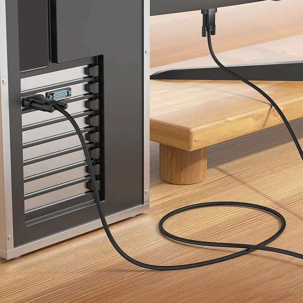 HOCO VGA Cable (Male to Male) HD 1080p US11 2m Black - MIZO.at