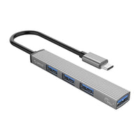 Orico AH-13 USB-C Hub | 1x USB 3.0 + 3x USB 2.0 - Gray - MIZO.at